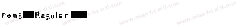 font346 Regular字体转换